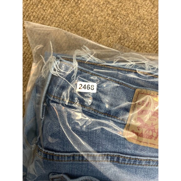 Levis Jeans Womens 30 Wedgie Straight Button Fly High Rise Released Hem Denim - Picture 11 of 11